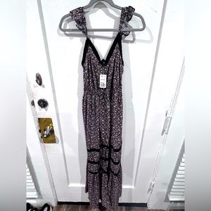 Brand new floral maxi with ruffle sleeve